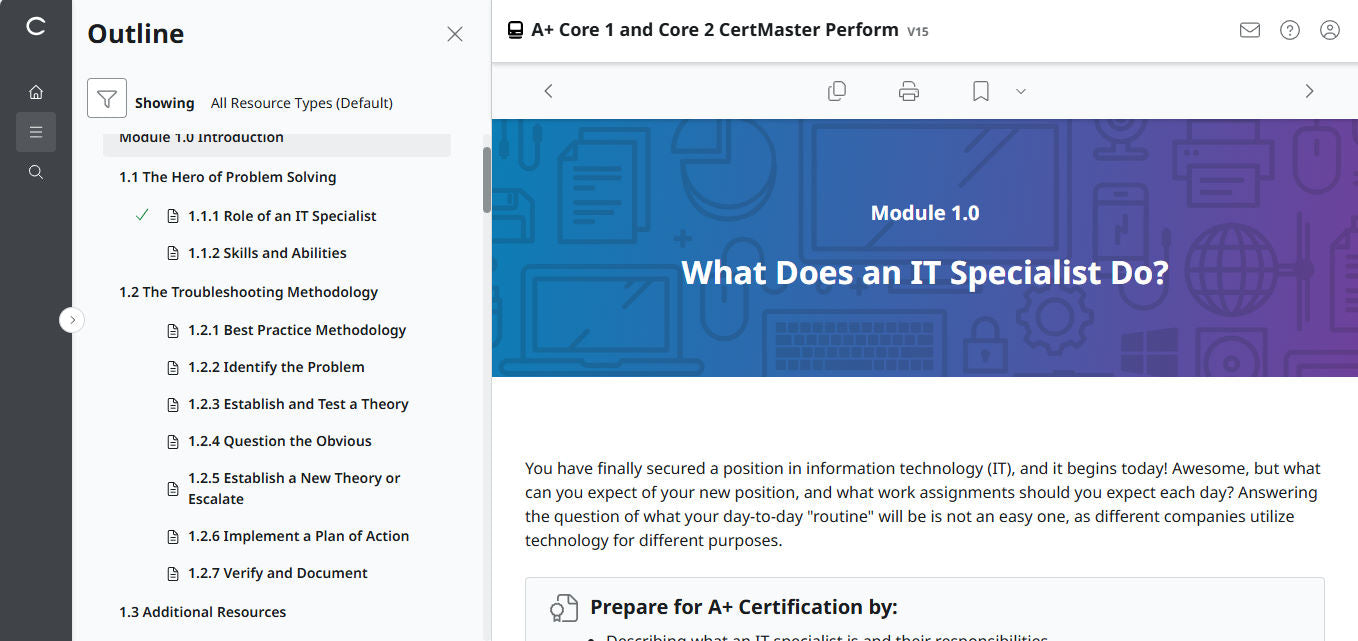 CertMaster Practice para CompTIA A+ Core 1 (220-1101) - OFERTA FLASH: 50 % DE DESCUENTO (solo 2)