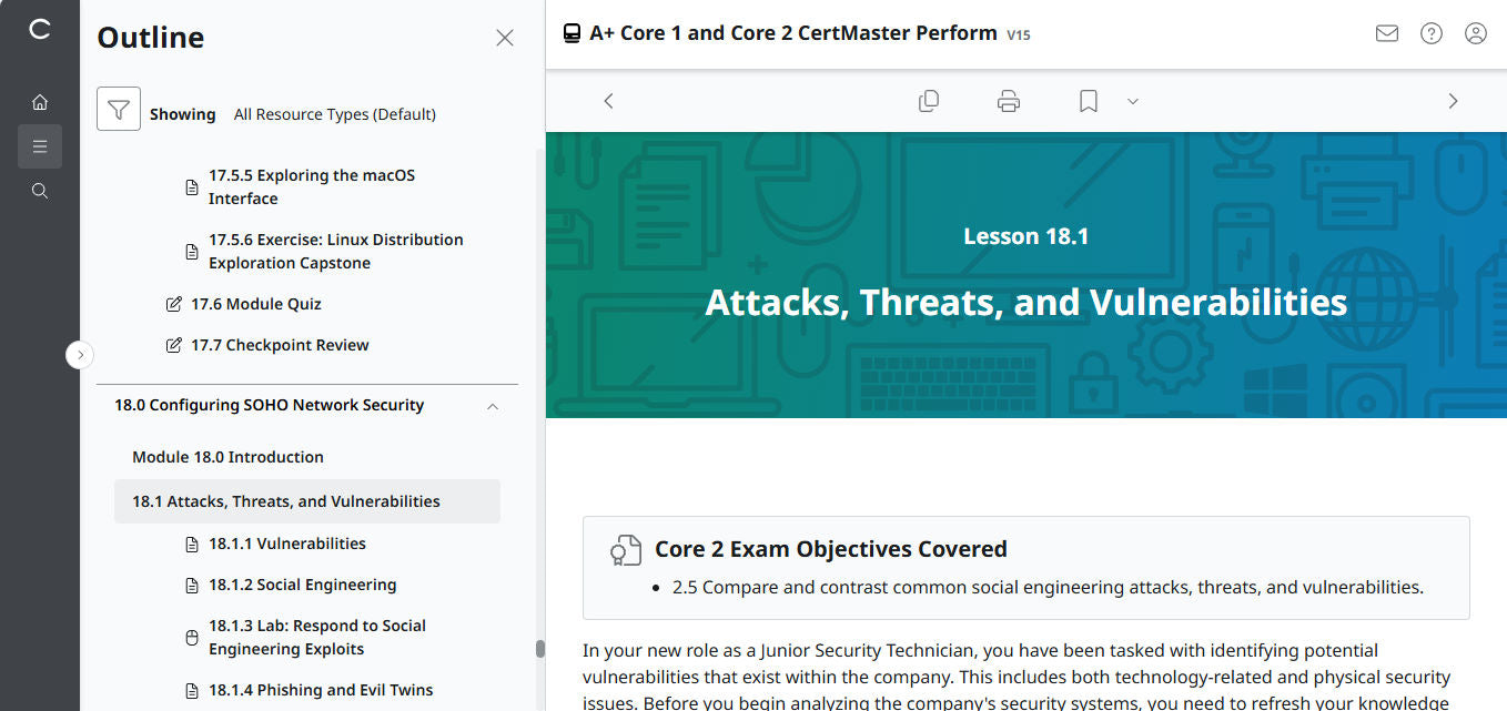 CertMaster Practice para CompTIA A+ Core 1 (220-1101) - OFERTA FLASH: 50 % DE DESCUENTO (solo 2)