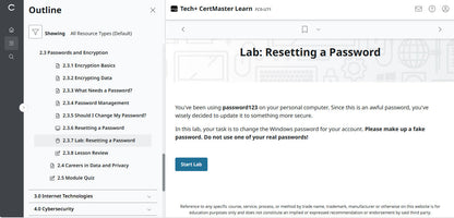 CertMaster Learn Tech+ (V6)  - FC0-U71  (2 Months)