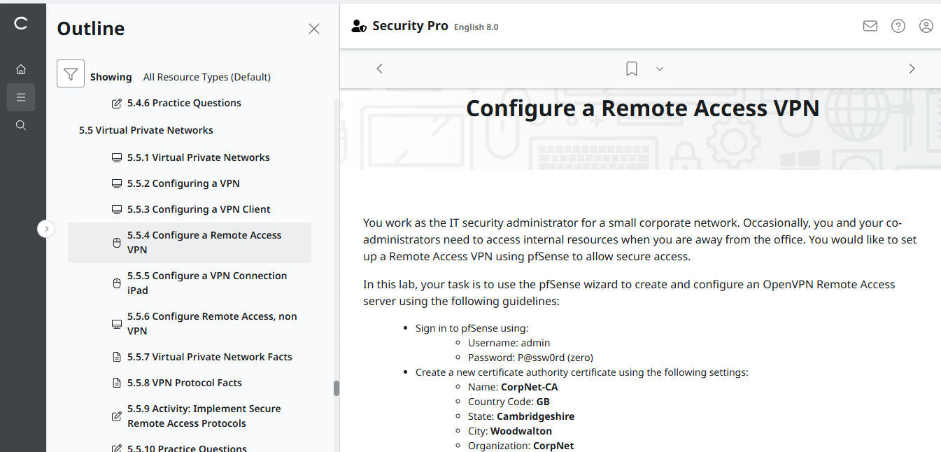 TestOut Security Pro for Security+ (SY0-701)