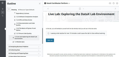 CompTIA DataX CertMaster Perform (V1) ✅ Bestpreisgarantie 
