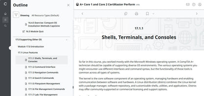 CompTIA A+ Core 1 & 2 CertMaster Perform  (V15)