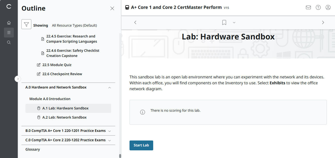 CertMaster Practice para CompTIA A+ Core 1 (220-1101) - OFERTA FLASH: 50 % DE DESCUENTO (solo 2)