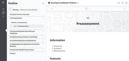 CompTIA CertMaster Perform – SecurityX CASP+ CAS-005 Individual License