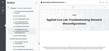 CompTIA CertMaster Perform – SecurityX CASP+ CAS-005 Individual License